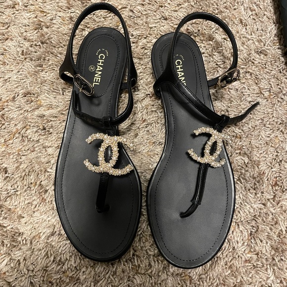 COPY - Brand new in box Chanel Sandals size 9 - Picture 4 of 6